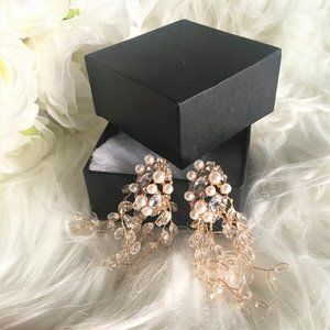 NWT Gorgeous DROP CRYSTAL Dangle Women Earrings